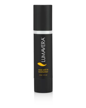 A bottle of lumavera skin cell oil moisturizer.