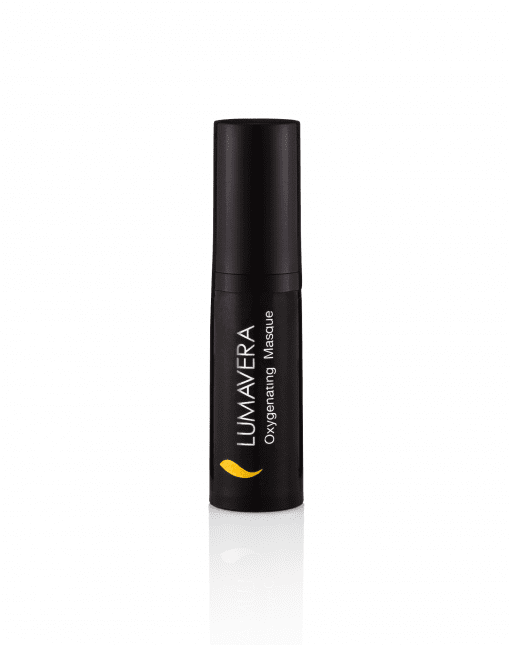 A black tube of mascara on top of a white surface.