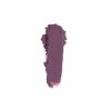 A purple lipstick shade with no smudges or streaks.