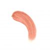 A pink lipstick stroke on top of white background.