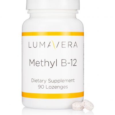 A bottle of methylated vitamin b 1 2