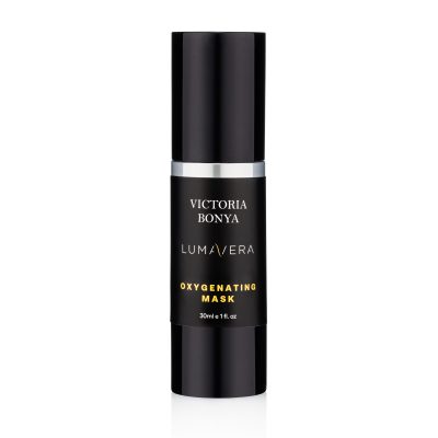 A bottle of victoria bonya conqueror rejuvenation mask.